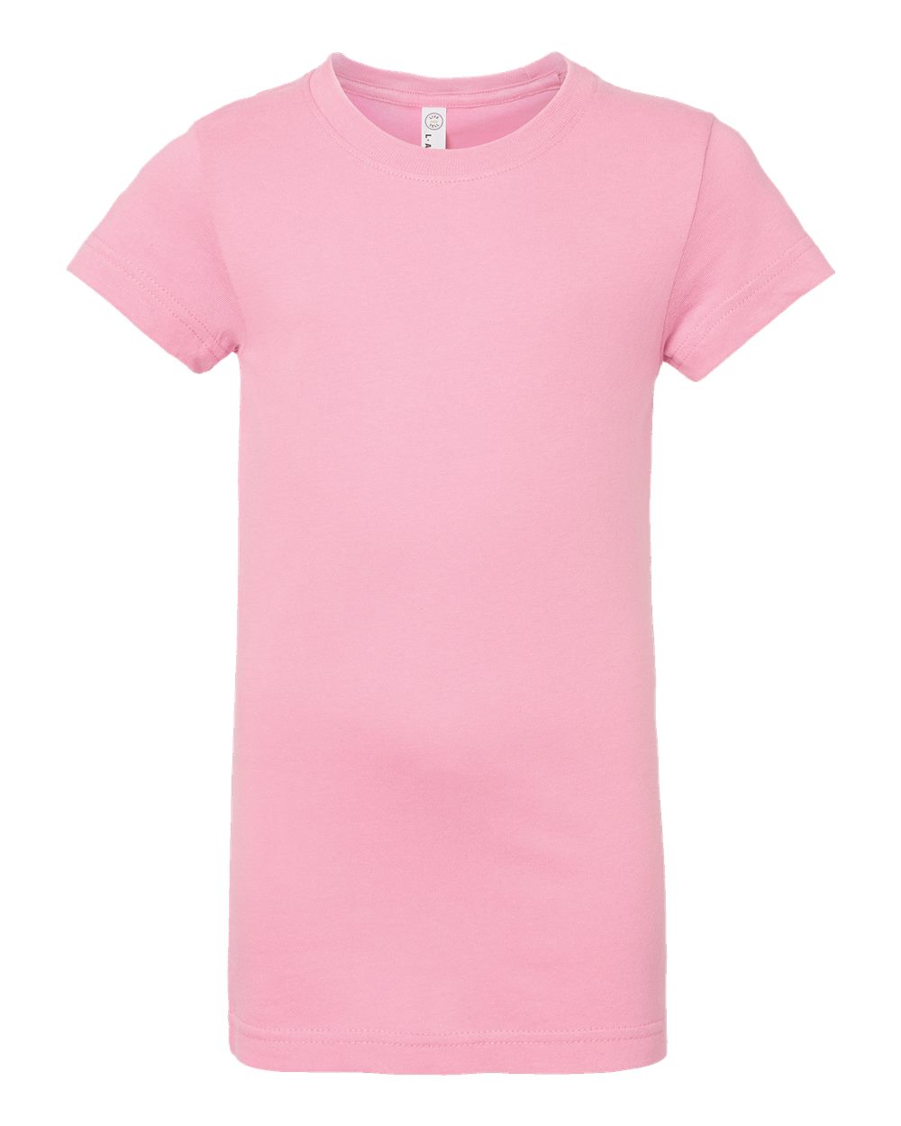 LAT Girls' Fine Jersey Tee. 2616 - Pink