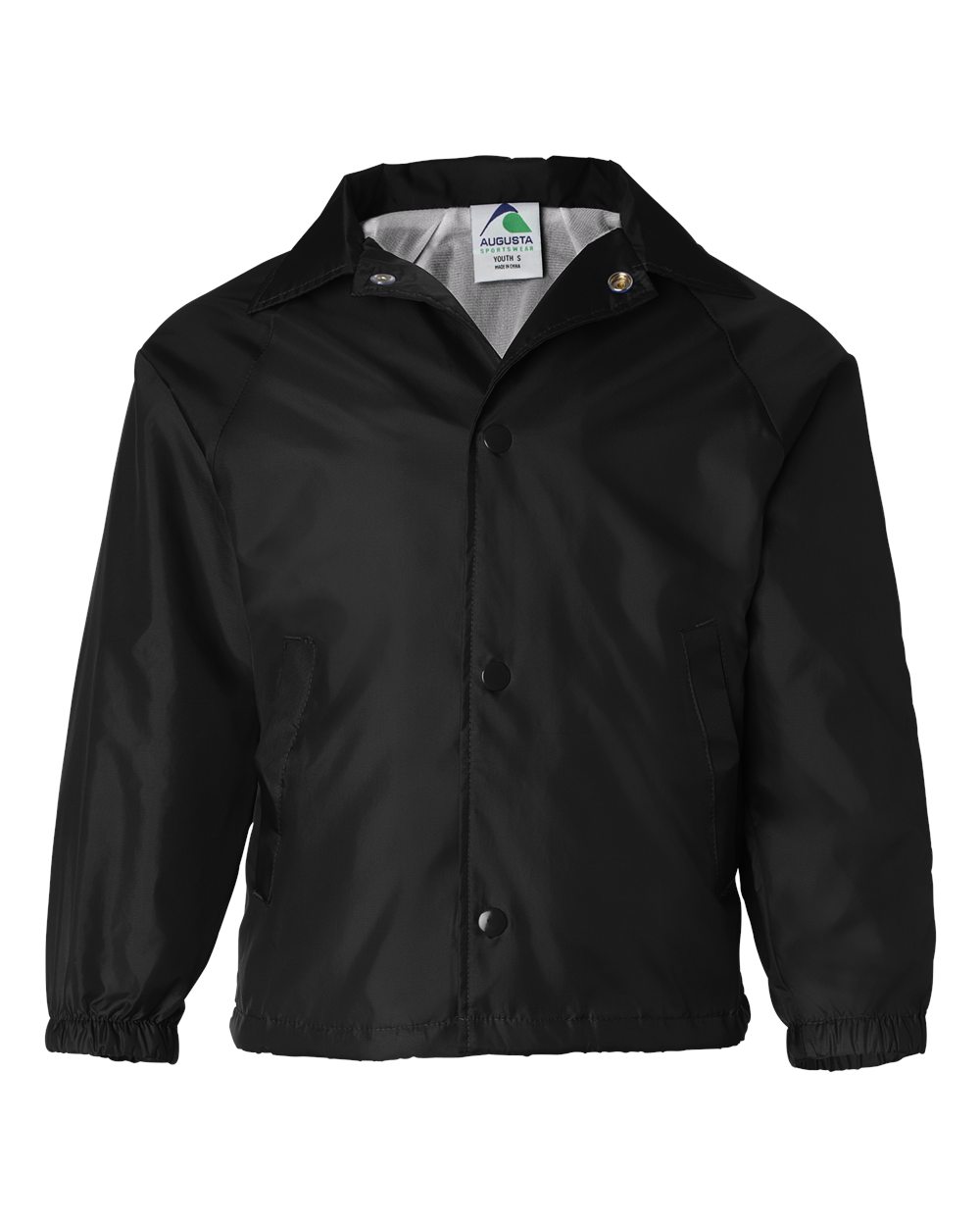 Augusta Sportswear Youth Coach's Jacket. 3101 - Black