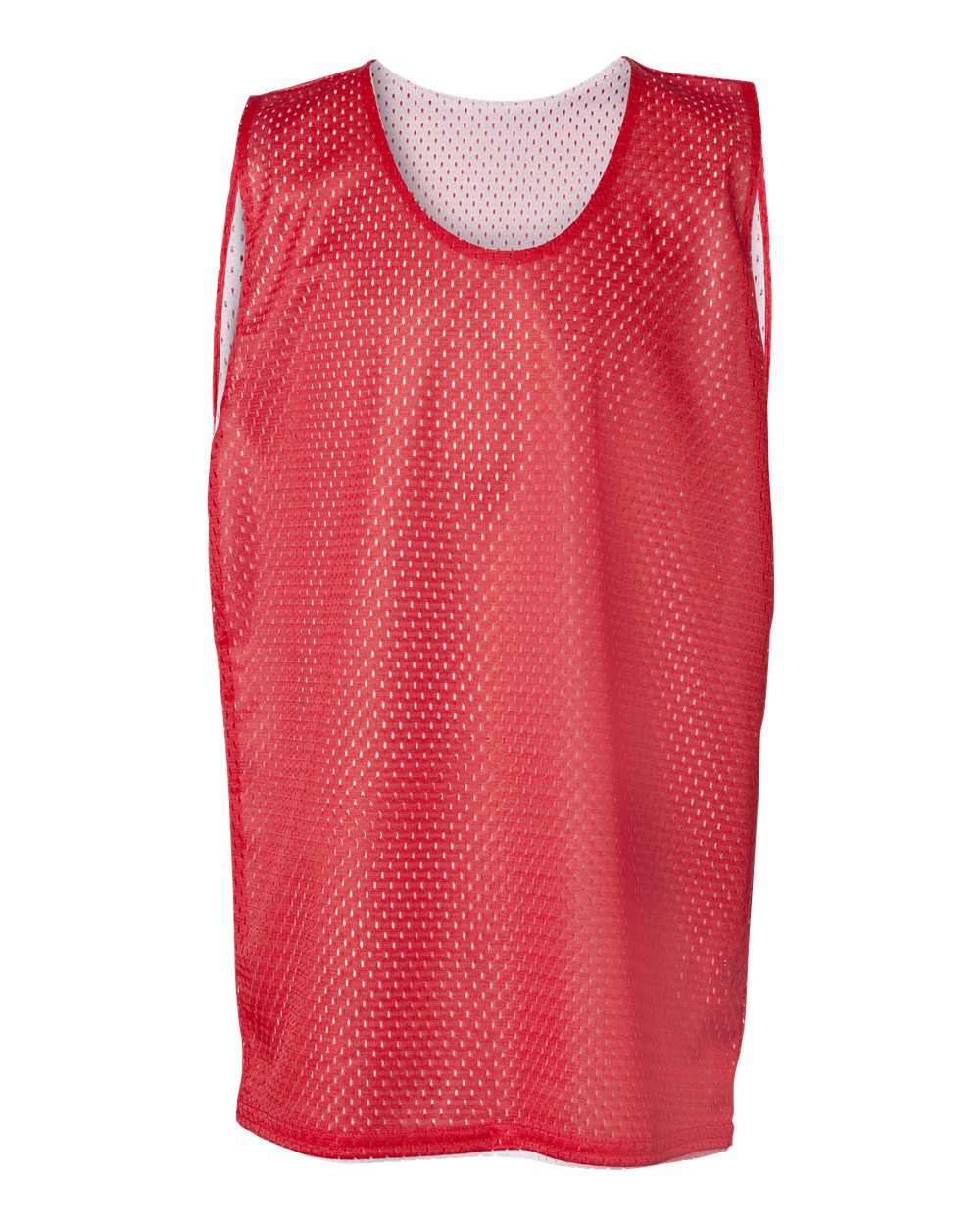 Badger Youth Pro Mesh Reversible Tank Top. 2529 - Red/ White