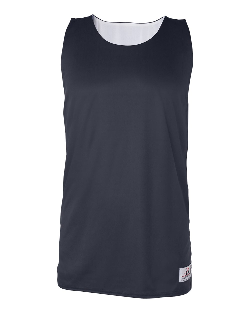 Badger Men's B-Core Reversible Tank Top. 4129 - Navy