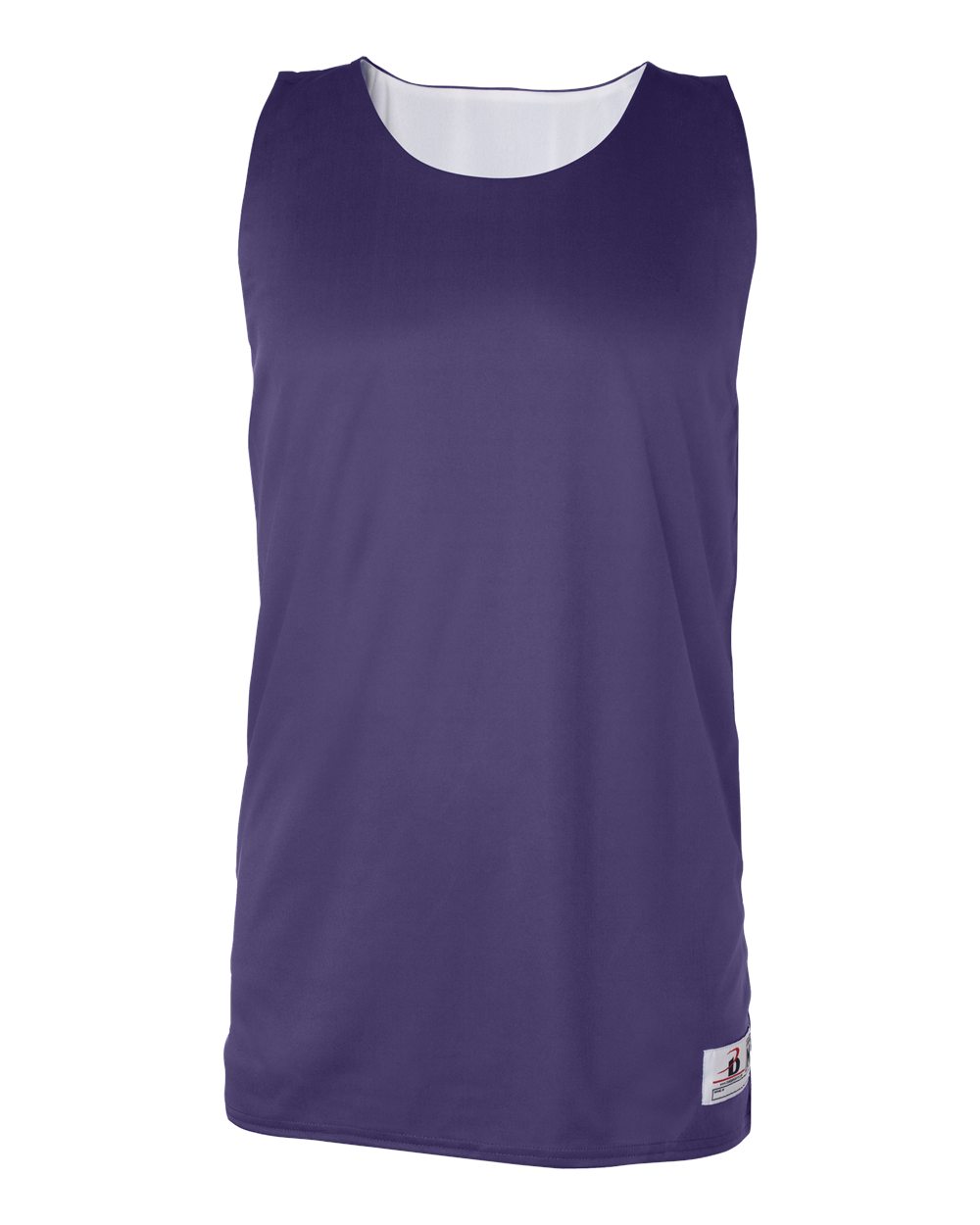 Badger Men's B-Core Reversible Tank Top. 4129 - Purple