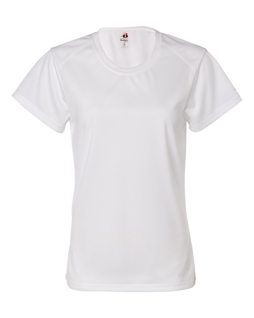 Badger Women’s B-Core T-Shirt. 4160 - White