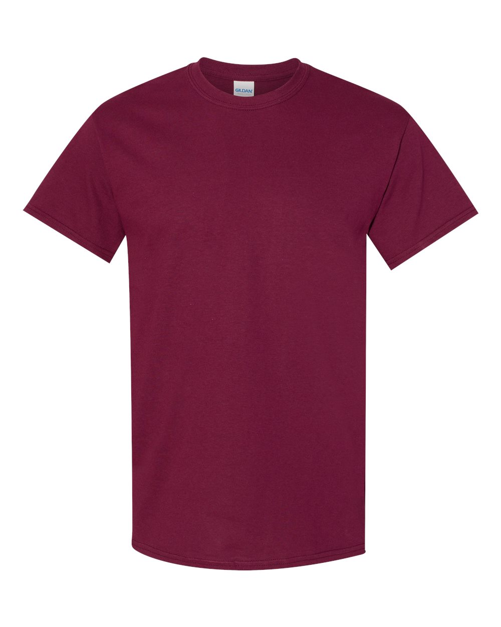 Gildan Unisex Heavy Cotton™ T-Shirt. 5000 - Maroon