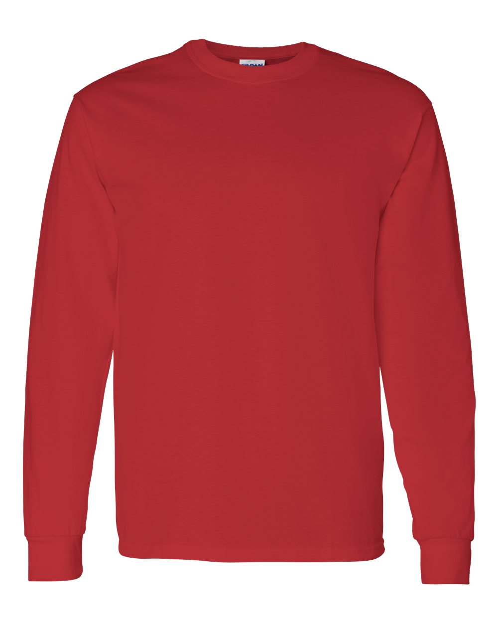 Gildan Unisex Heavy Cotton™ Long Sleeve T-Shirt. 5400 - Red