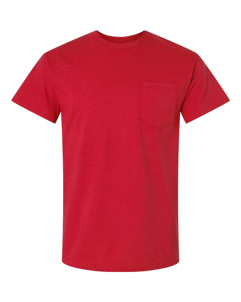Gildan Unisex Ultra Cotton® Pocket T-Shirt. 2300 - Red