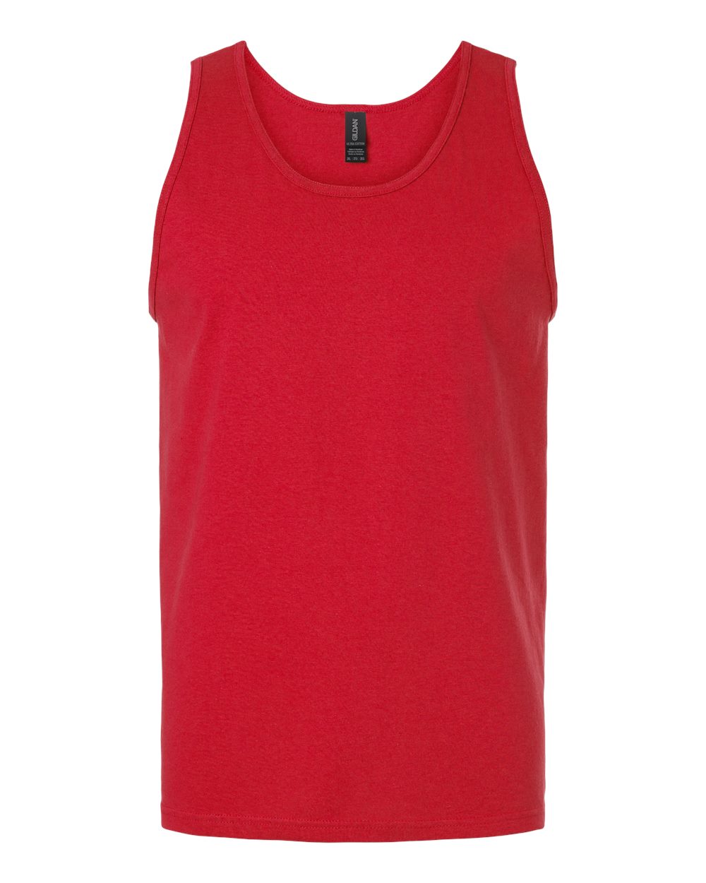 Gildan Unisex Ultra Cotton® Tank Top. 2200 - Red
