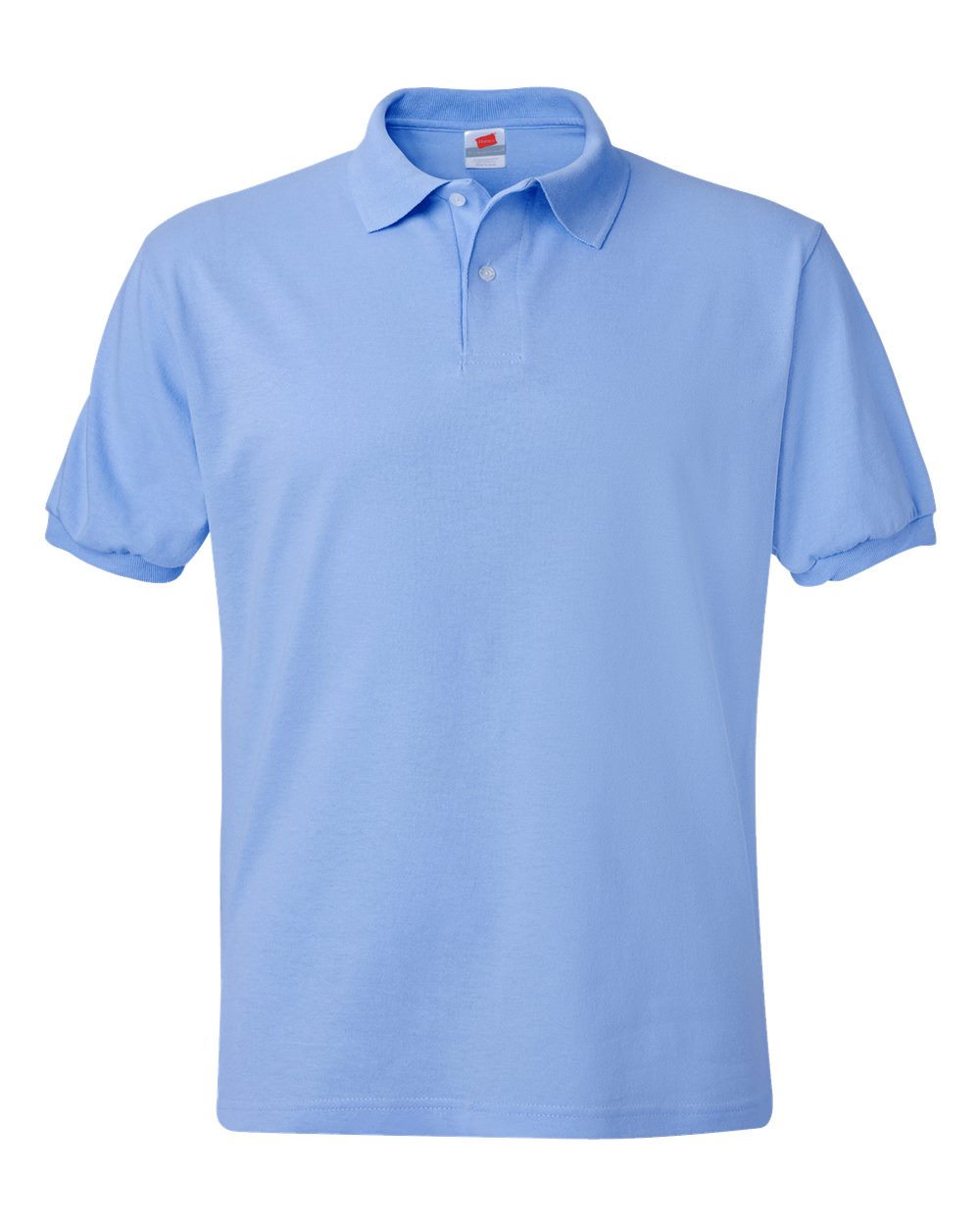 Hanes Unisex EcoSmart® Jersey Polo. 054X - Light Blue