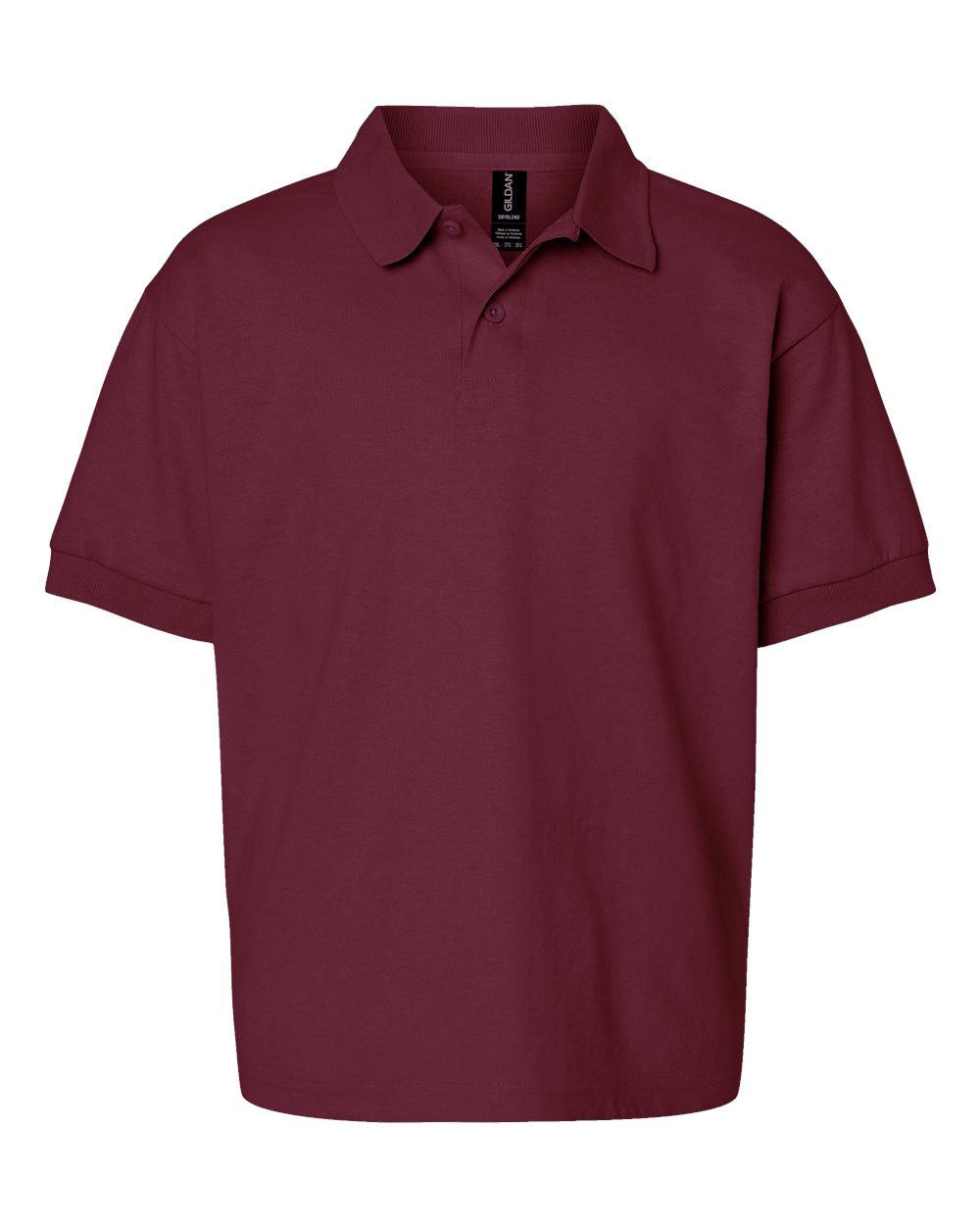 Gildan Youth DryBlend® Jersey Polo. 8800B - Maroon