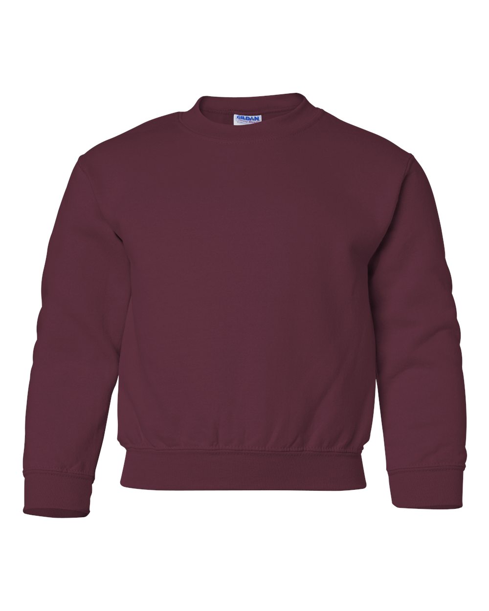 Gildan Youth Heavy Blend™ Crewneck Sweatshirt. 18000B - Maroon