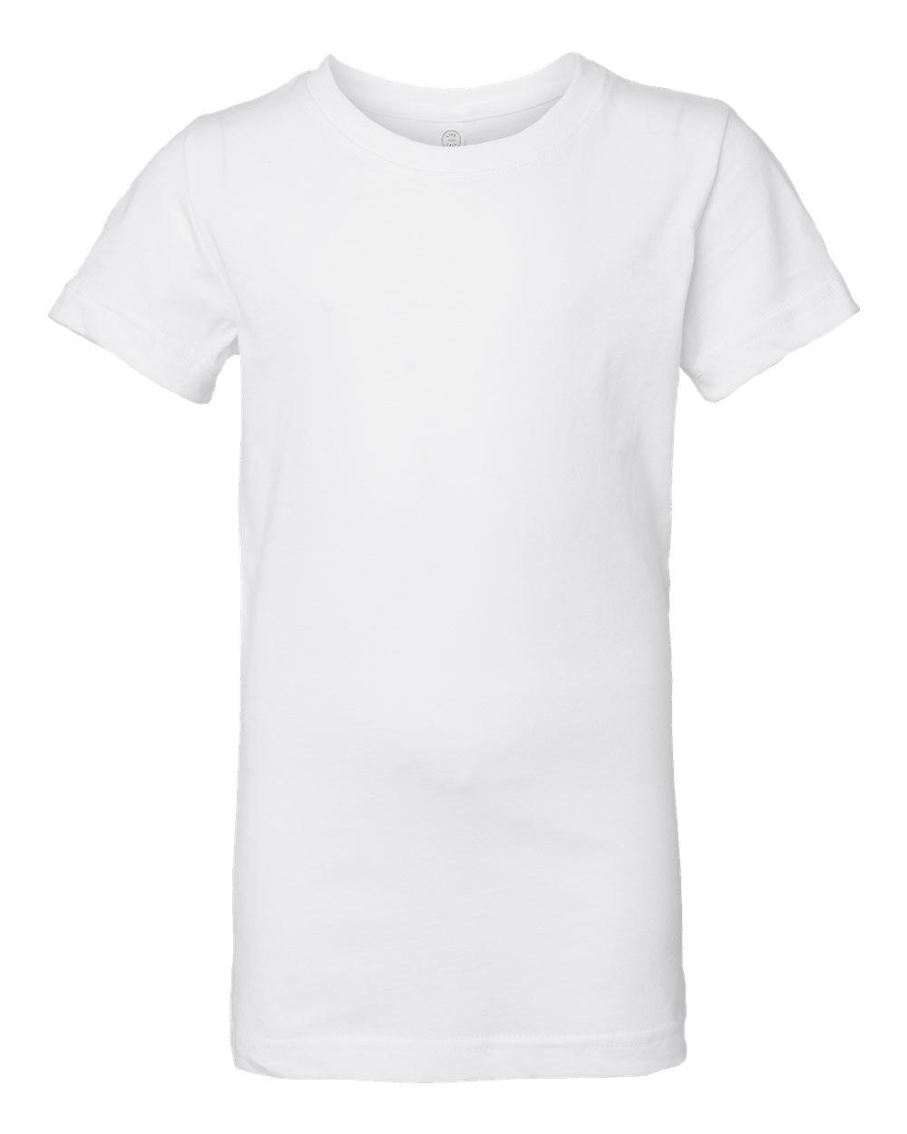 LAT Girls' Fine Jersey Tee. 2616 - White