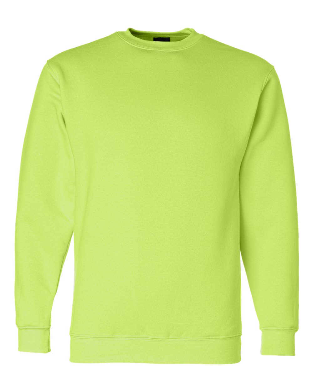 Bayside Unisex USA-Made Crewneck Sweatshirt. 1102 - Lime Green