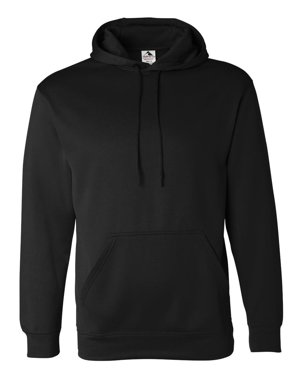 Augusta Sportswear Men's Wicking Fleece Hooded Sweatshirt. 5505 - Black