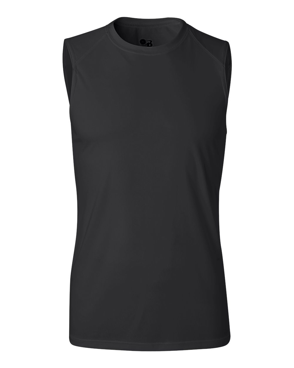 Badger Men's B-Core Sleeveless T-Shirt. 4130 - Black