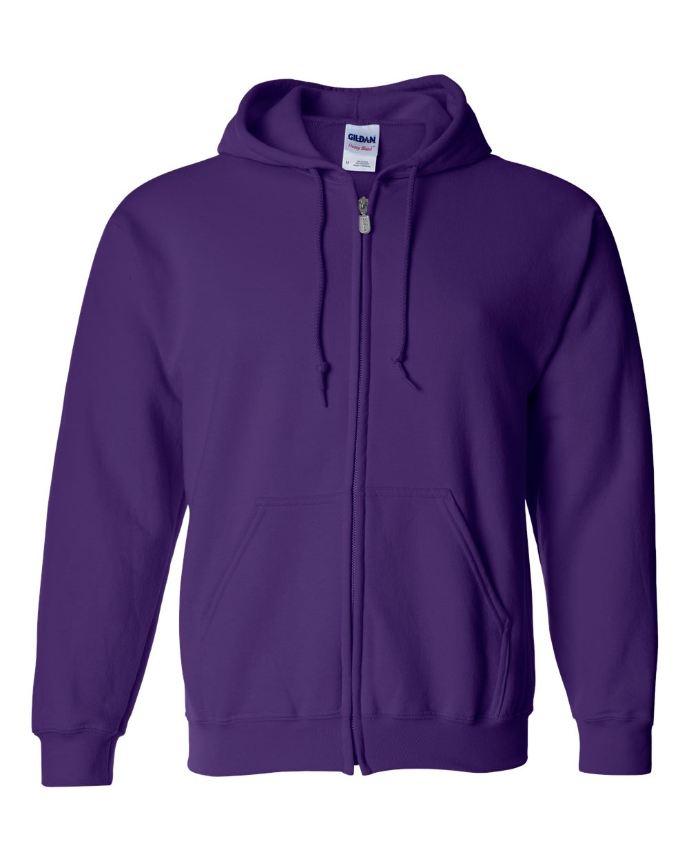 Gildan Unisex Heavy Blend™ Full-Zip Hooded Sweatshirt. 18600 - Purple