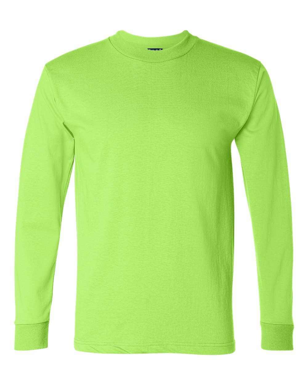 Bayside Unisex Union-Made Long Sleeve T-Shirt. 2955 - Lime Green