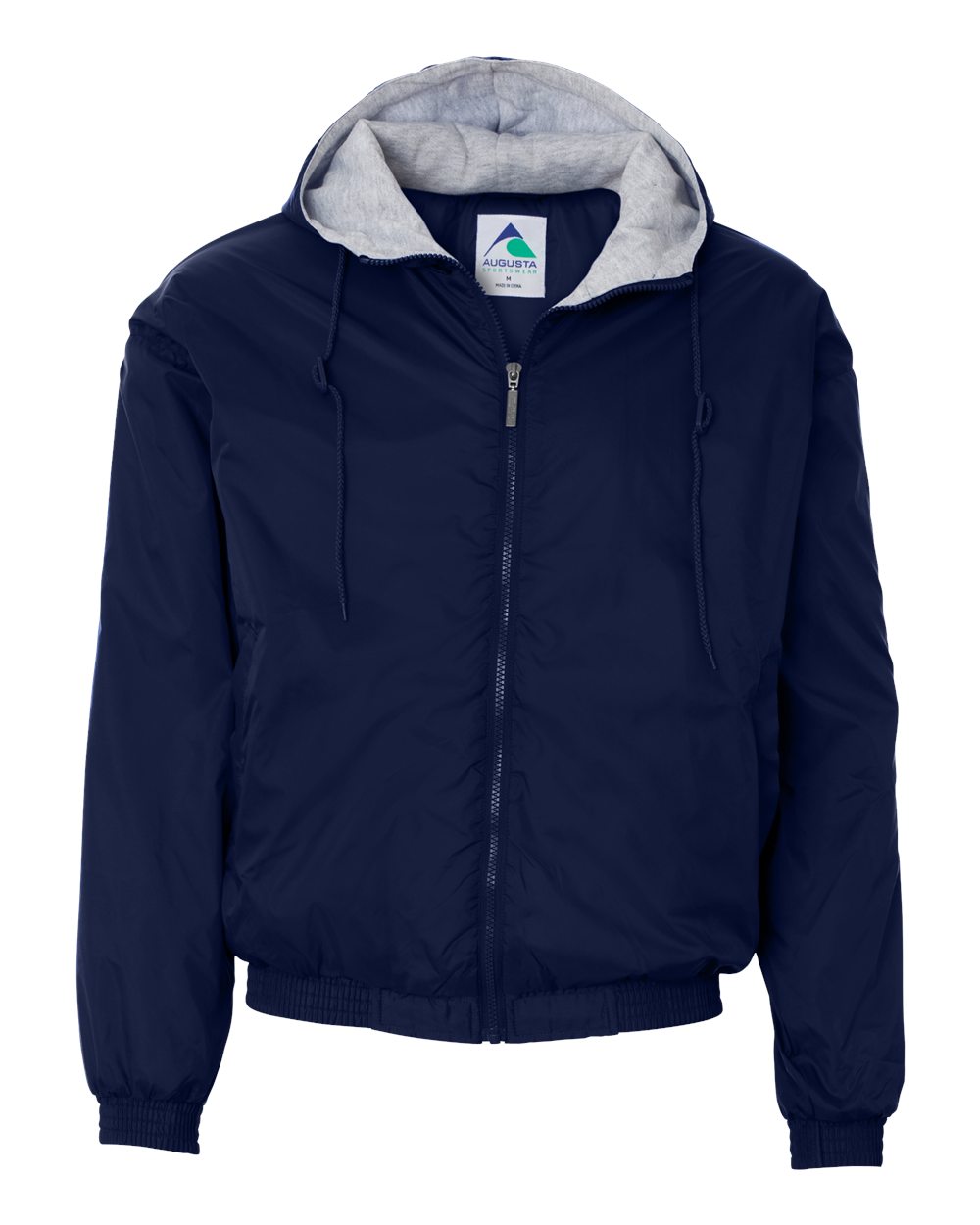 Augusta Sportswear Unisex Fleece Lined Hooded Jacket. 3280 - Navy