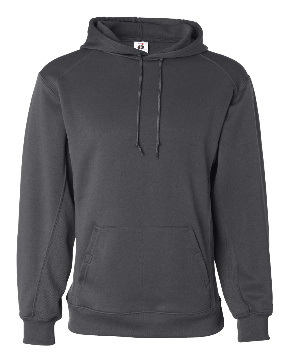 Badger Men's Performance Fleece Hooded Sweatshirt. 1454 - Graphite