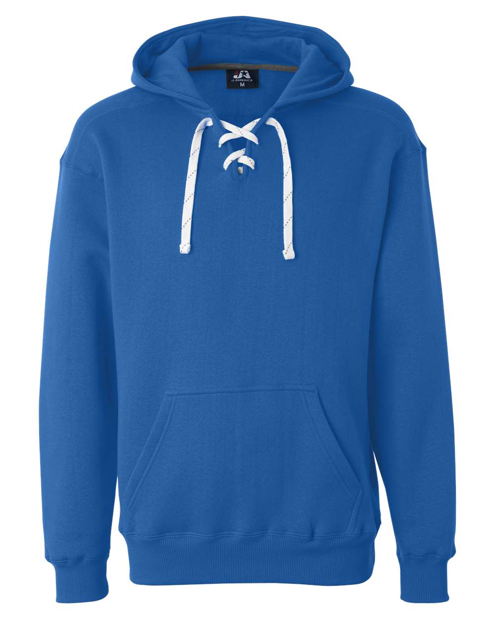J. America Men's Sport Lace Hooded Sweatshirt. 8830 - Royal