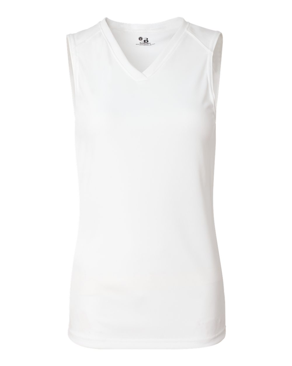 Badger Women's B-Core Sleeveless T-Shirt. 4163 - White
