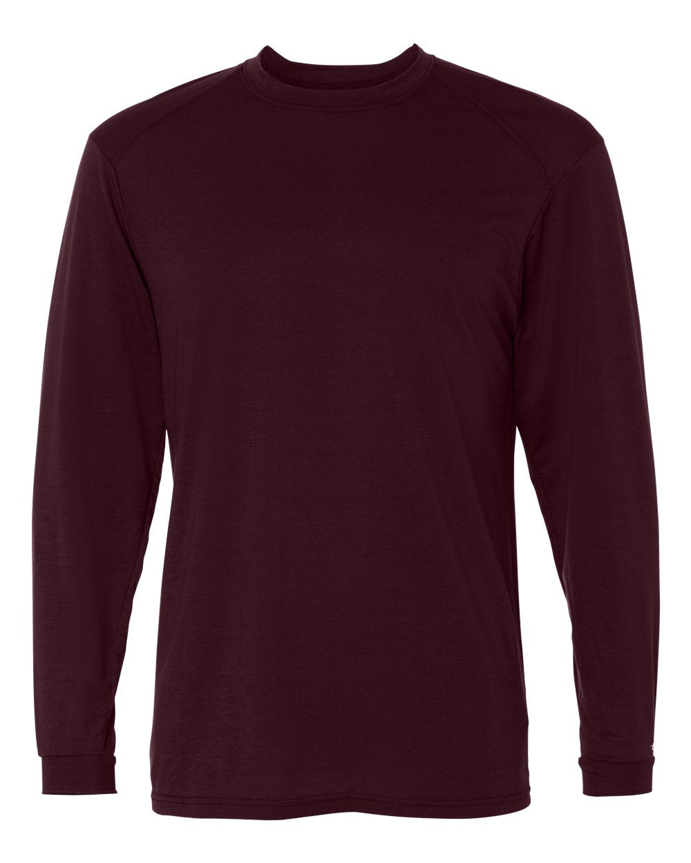 Badger Men's B-Tech Cotton-Feel Long Sleeve T-Shirt. 4804 - Maroon