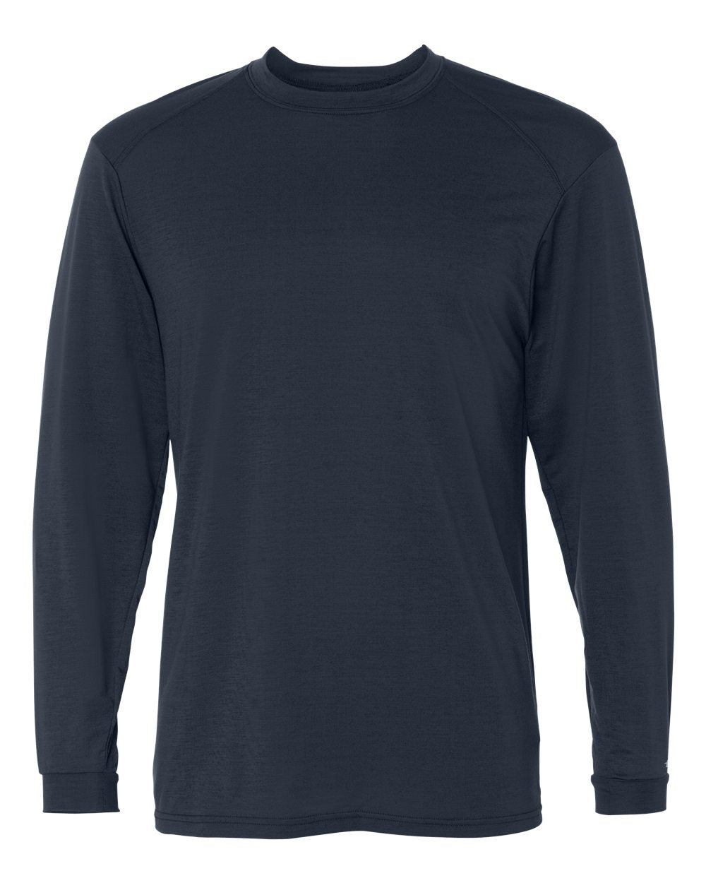 Badger Men's B-Tech Cotton-Feel Long Sleeve T-Shirt. 4804 - Navy