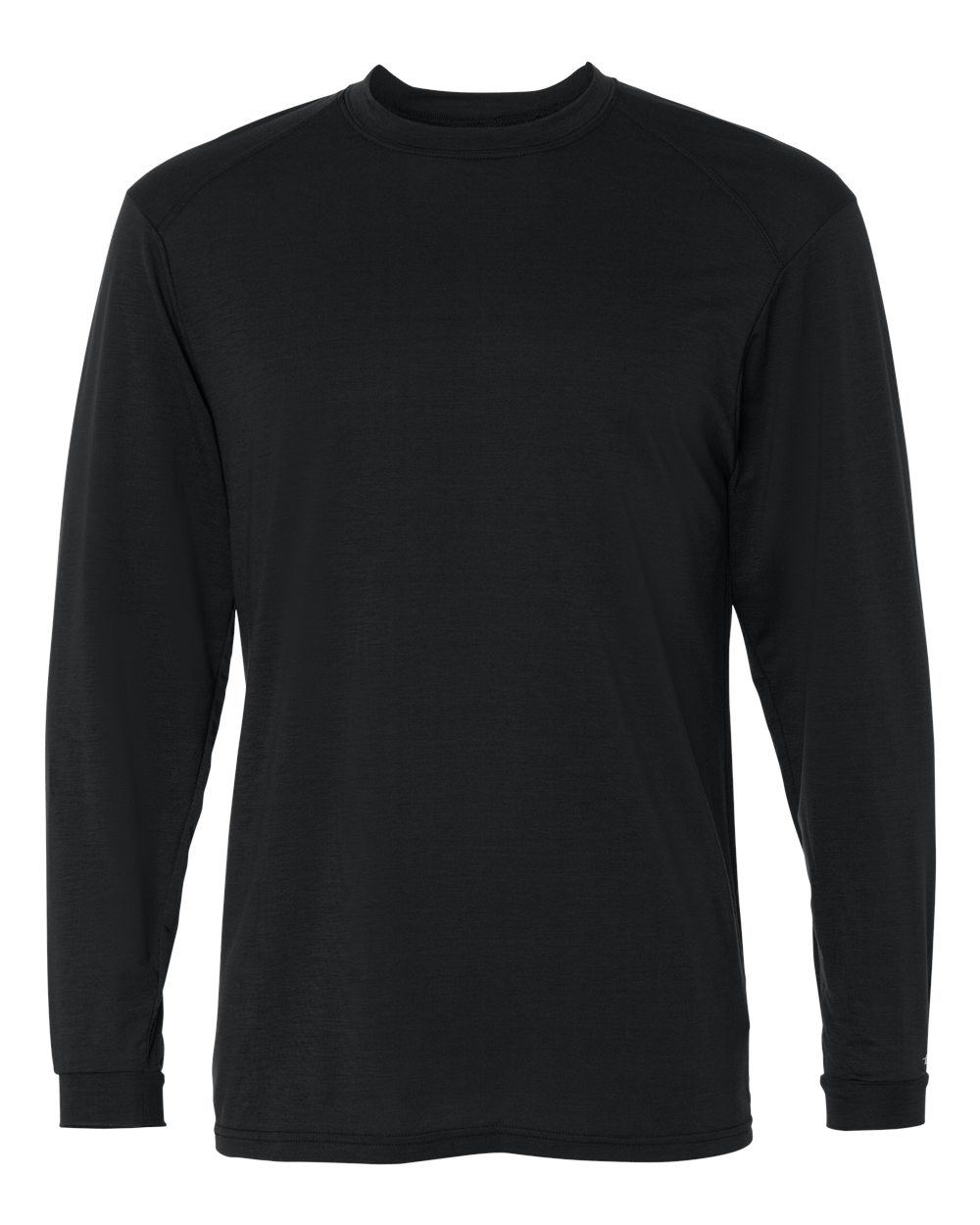 Badger Men's B-Tech Cotton-Feel Long Sleeve T-Shirt. 4804 - Black