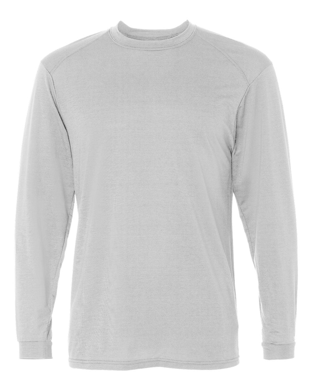 Badger Men's B-Tech Cotton-Feel Long Sleeve T-Shirt. 4804 - White