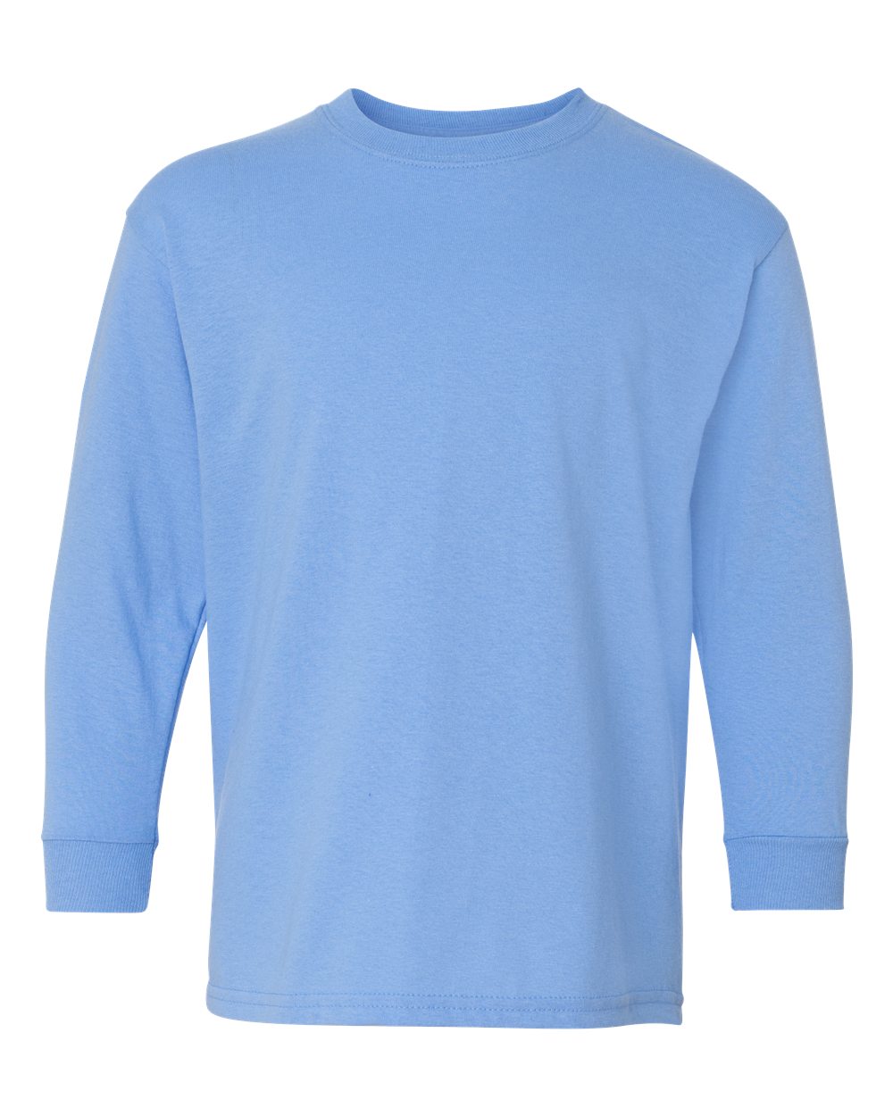 Gildan Youth Heavy Cotton™ Long Sleeve T-Shirt. 5400B - Carolina Blue