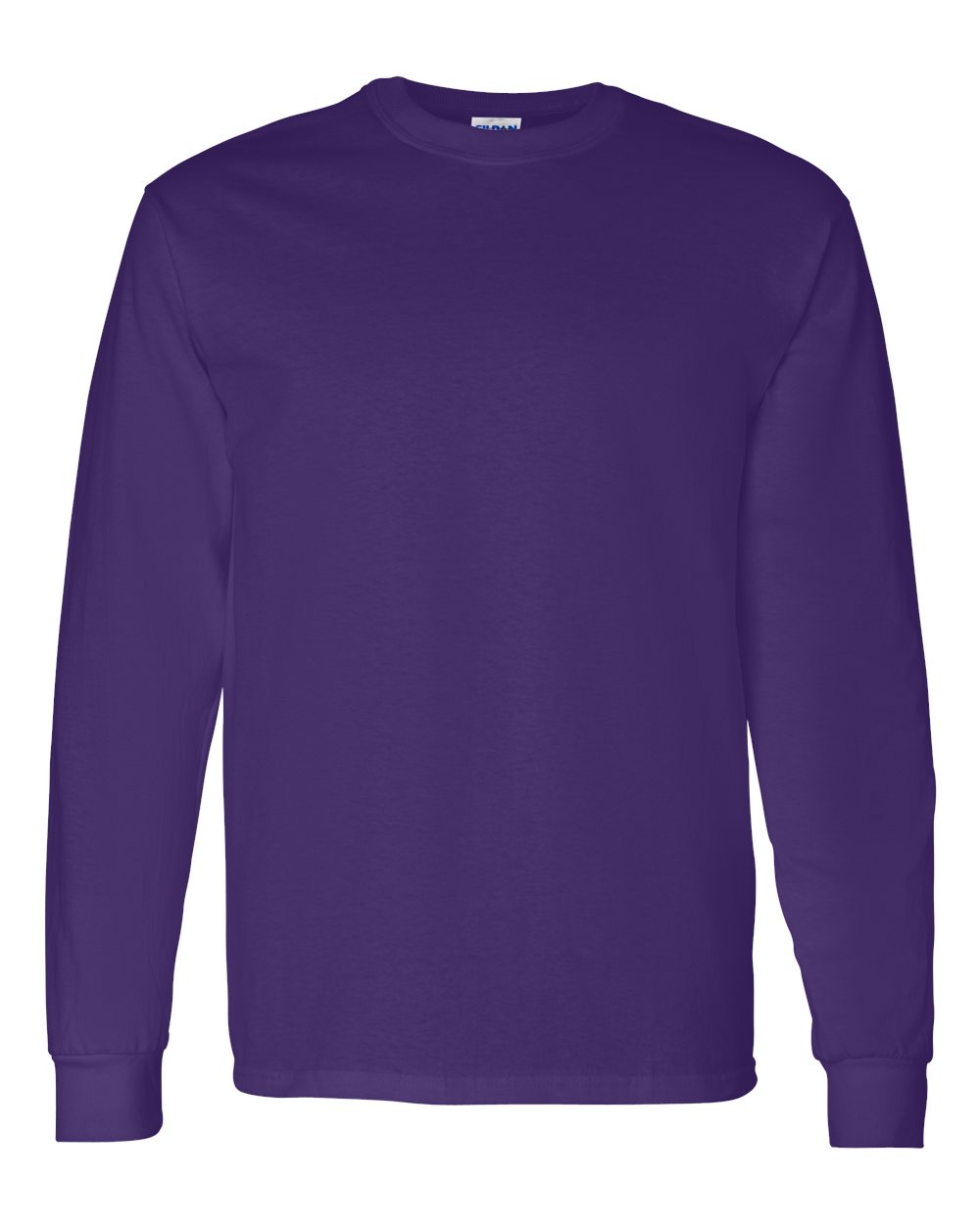 Gildan Unisex Heavy Cotton™ Long Sleeve T-Shirt. 5400 - Purple