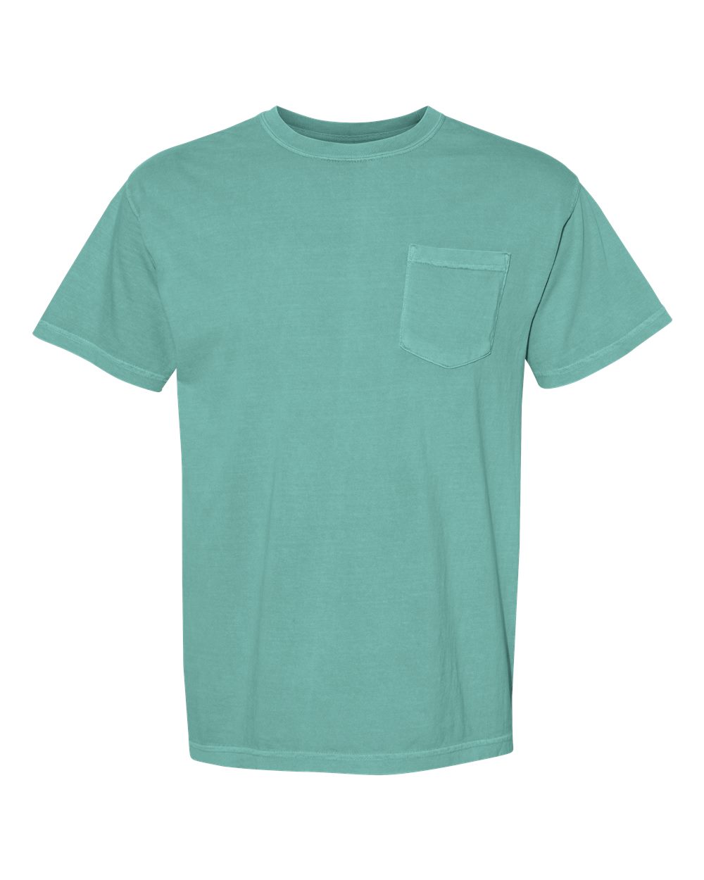 Comfort Colors Unisex Garment-Dyed Heavyweight Pocket T-Shirt. 6030 - Seafoam
