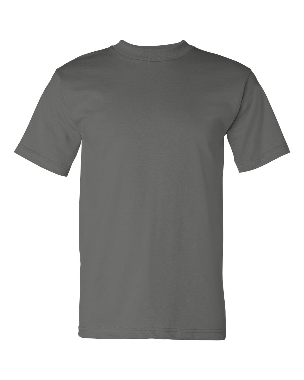 Bayside Unisex USA-Made Heavyweight T-Shirt. 5100 - Charcoal