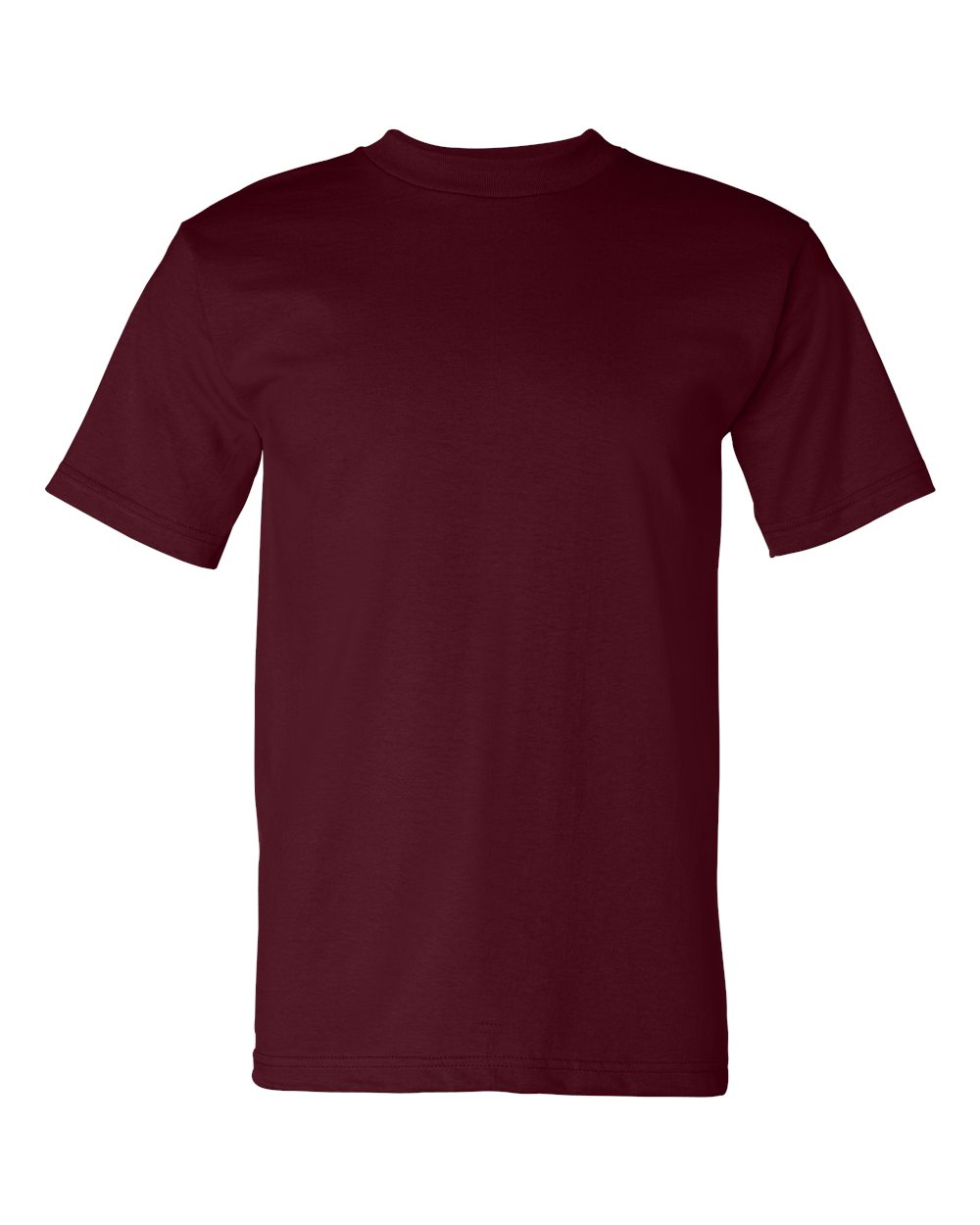 Bayside Unisex USA-Made Heavyweight T-Shirt. 5100 - Burgundy
