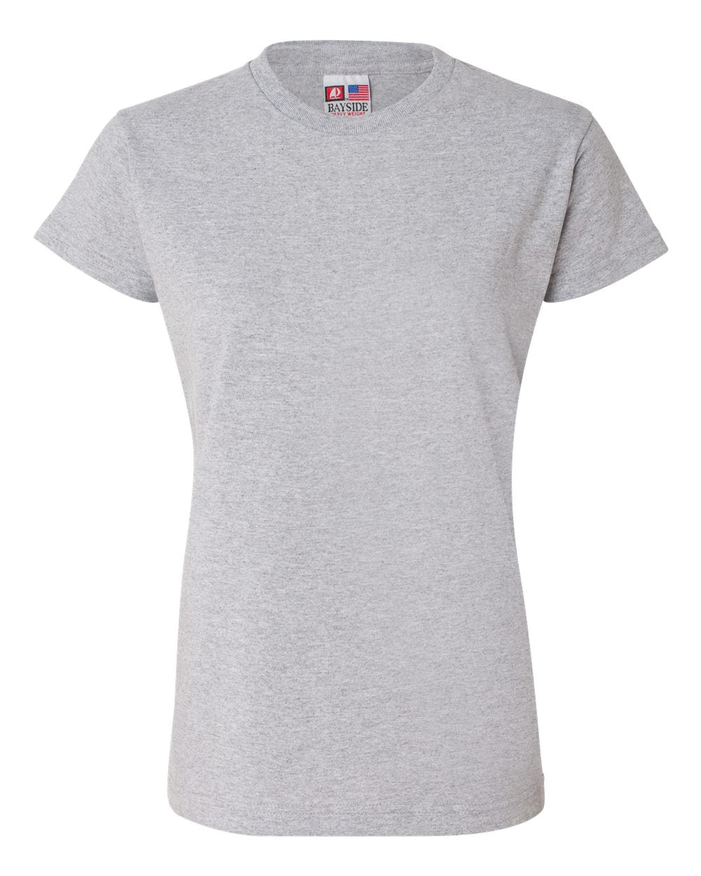 Bayside Women's USA-Made T-Shirt. 3325 - Dark Ash