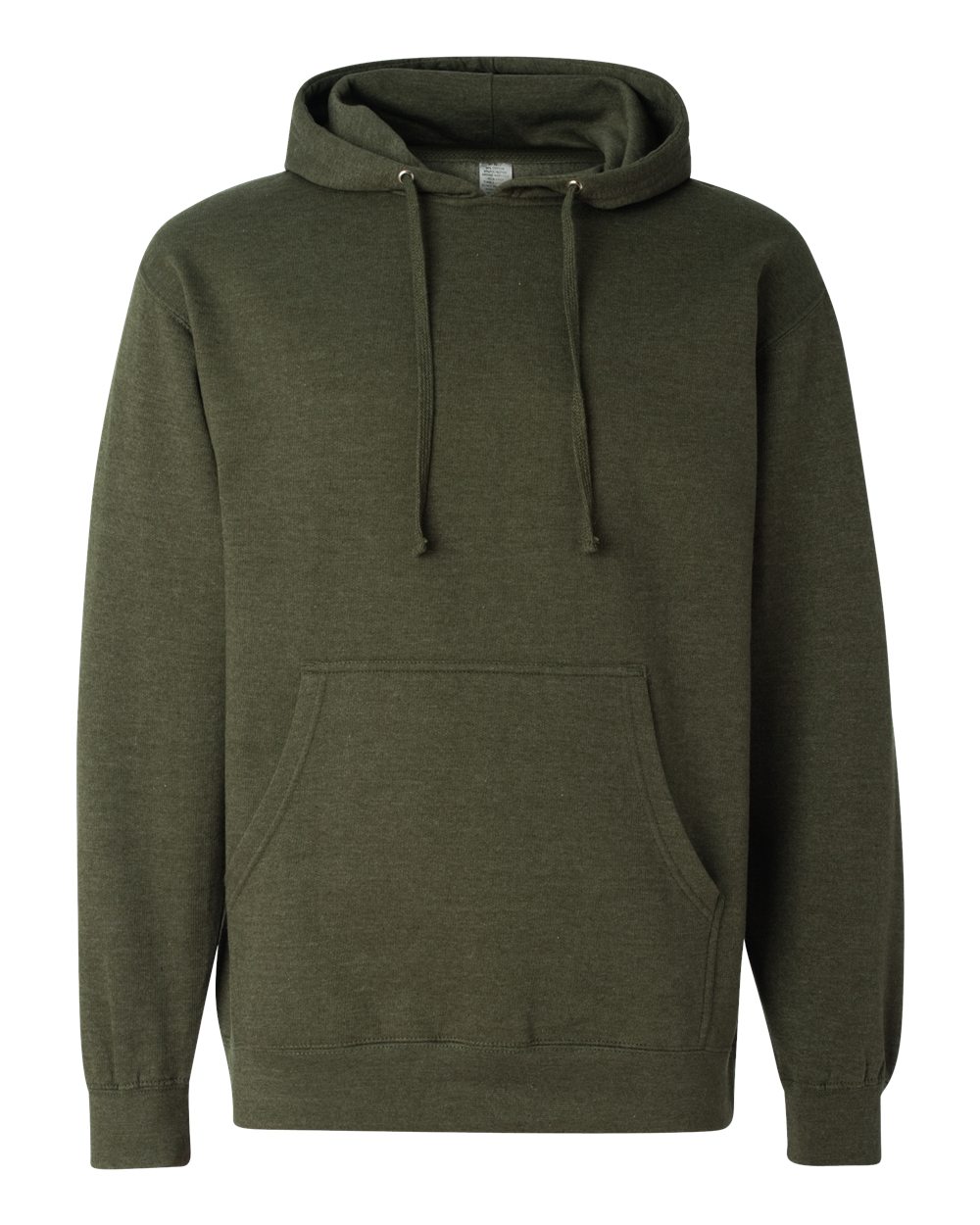 Independent Trading Co. Unisex Midweight Hooded Sweatshirt. SS4500 - Army Heather