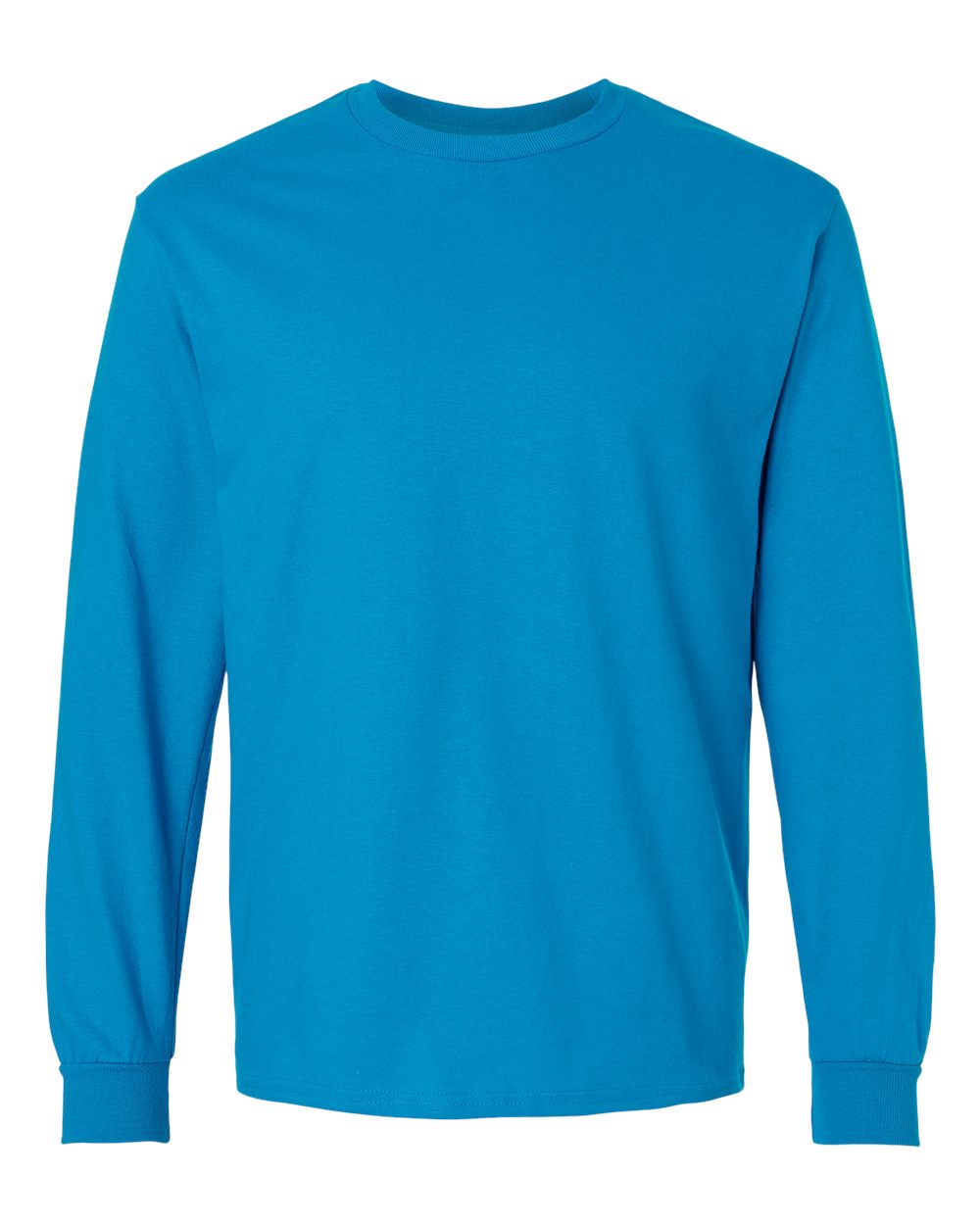 Gildan Unisex Ultra Cotton® Long Sleeve T-Shirt. 2400 - Sapphire