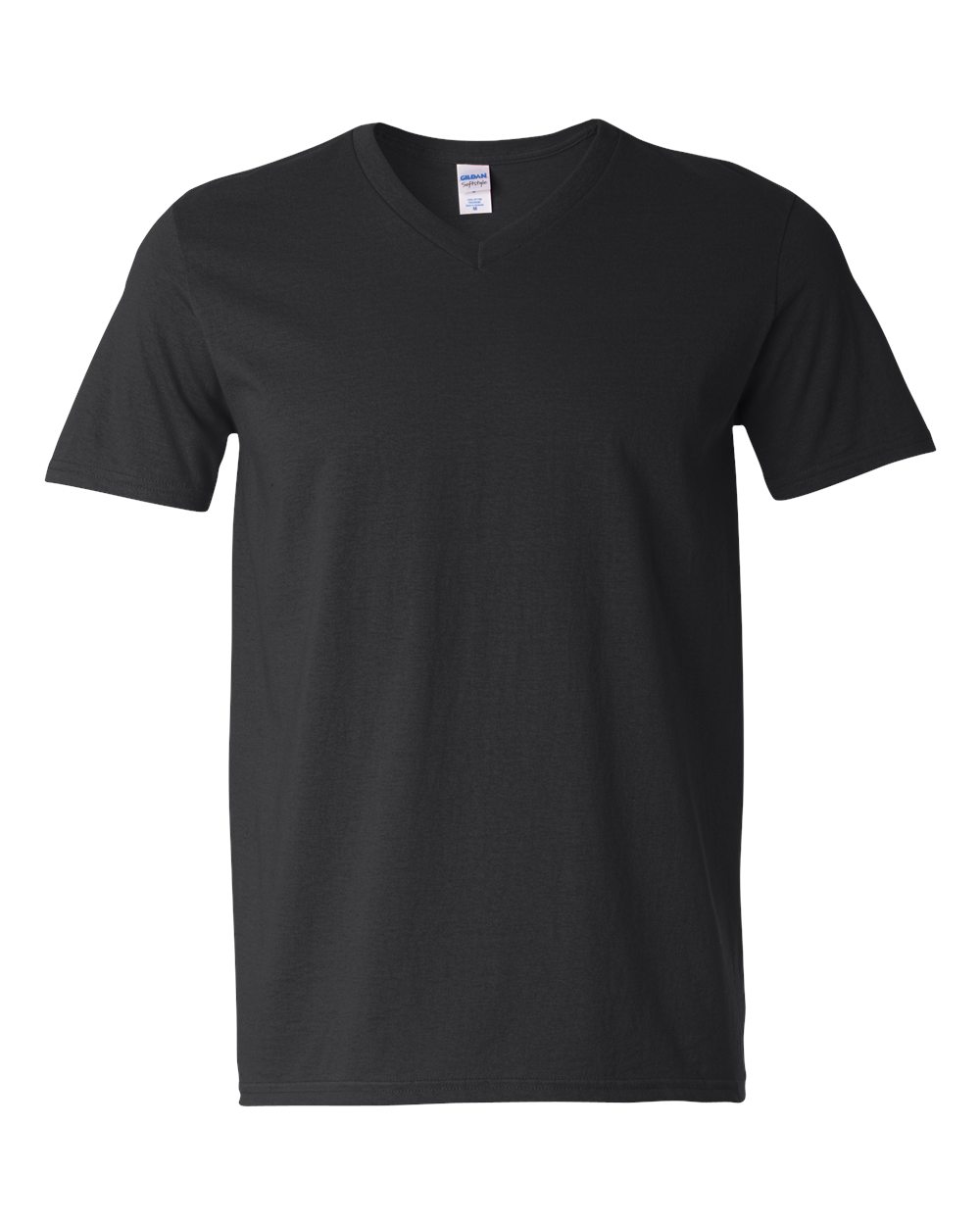 Gildan Unisex Softstyle® V-Neck T-Shirt. 64V00 - Black