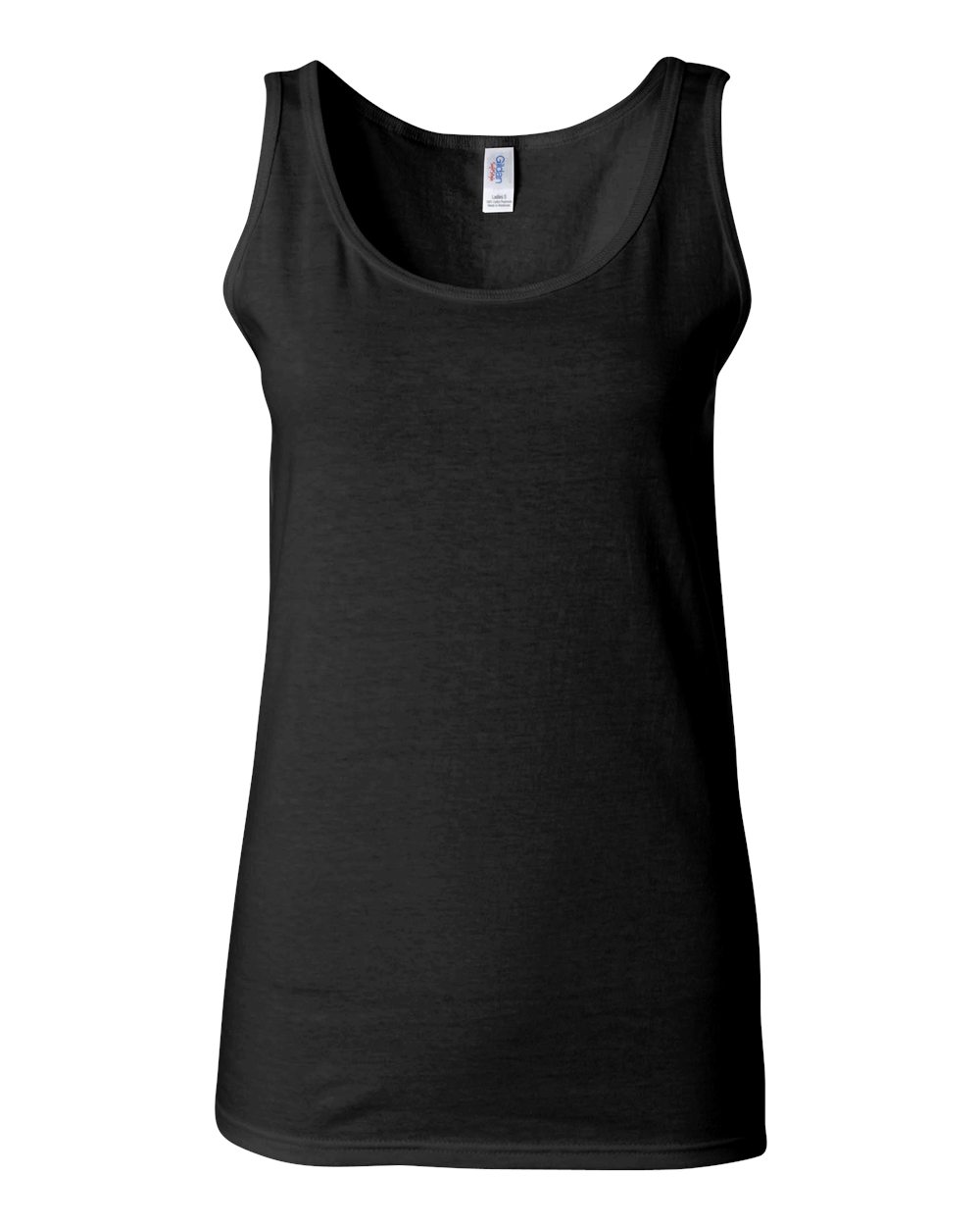 Gildan Women's Softstyle® Tank Top. 64200L - Black