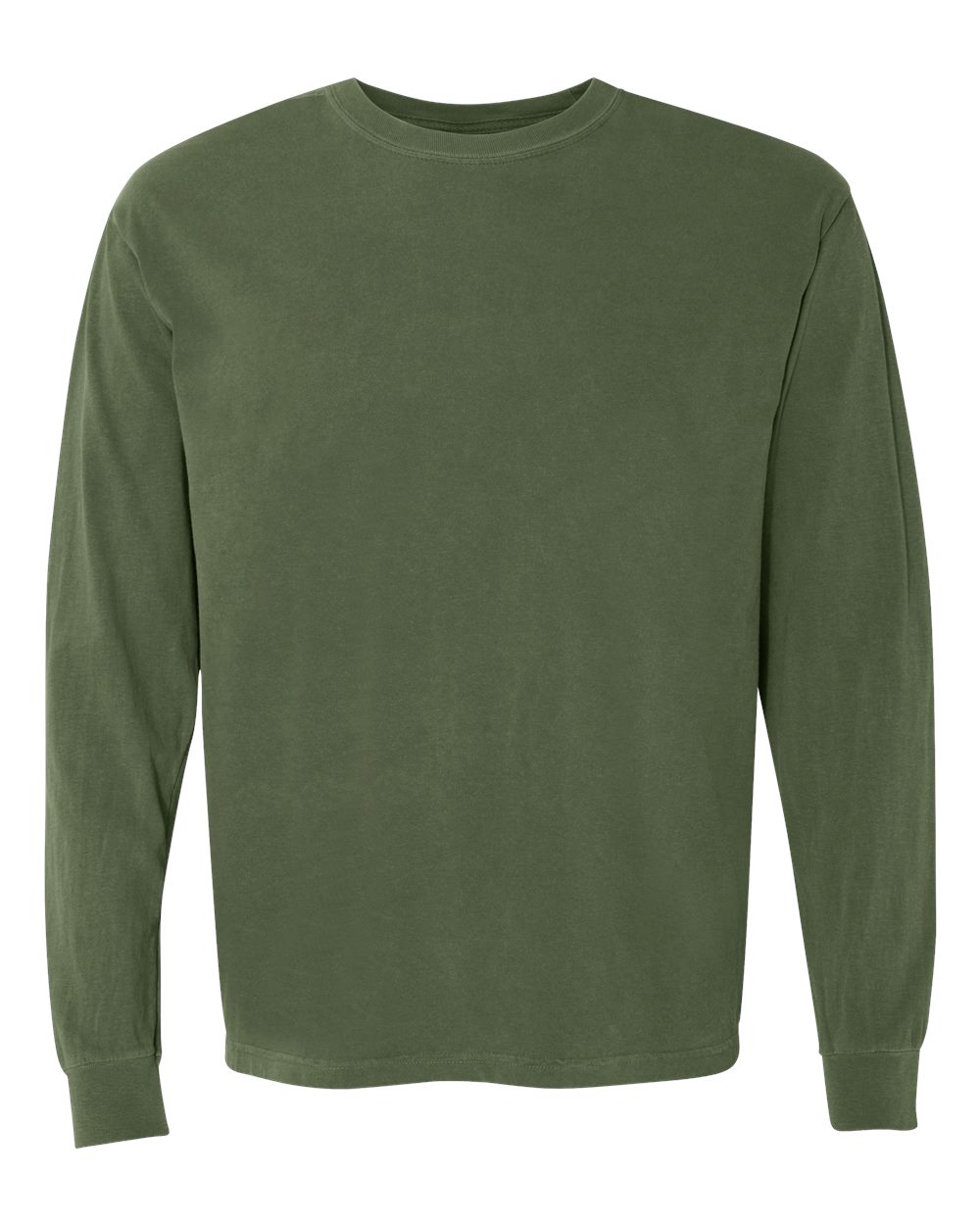 Comfort Colors Unisex Garment-Dyed Heavyweight Long Sleeve T-Shirt. 6014 - Hemp