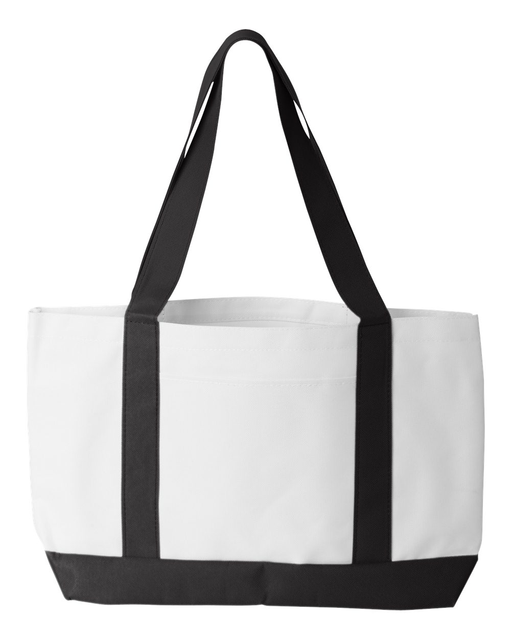 Liberty Bags P&O Cruiser Tote. 7002 - White/ Black