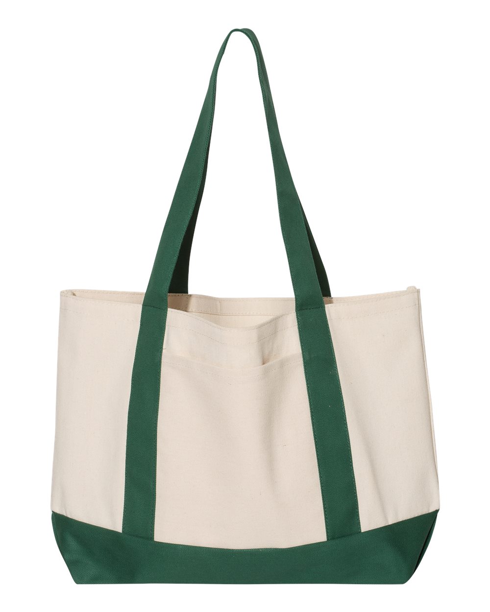 Liberty Bags Leeward Boater Tote. 8869 - Natural/ Forest