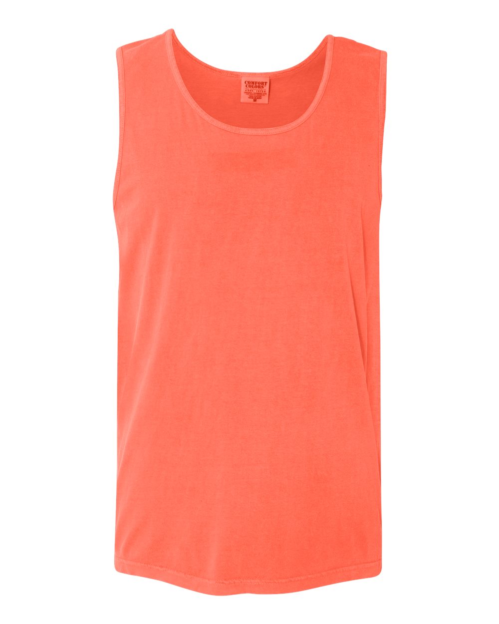 Comfort Colors Unisex Garment-Dyed Heavyweight Tank Top. 9360 - Neon Red Orange