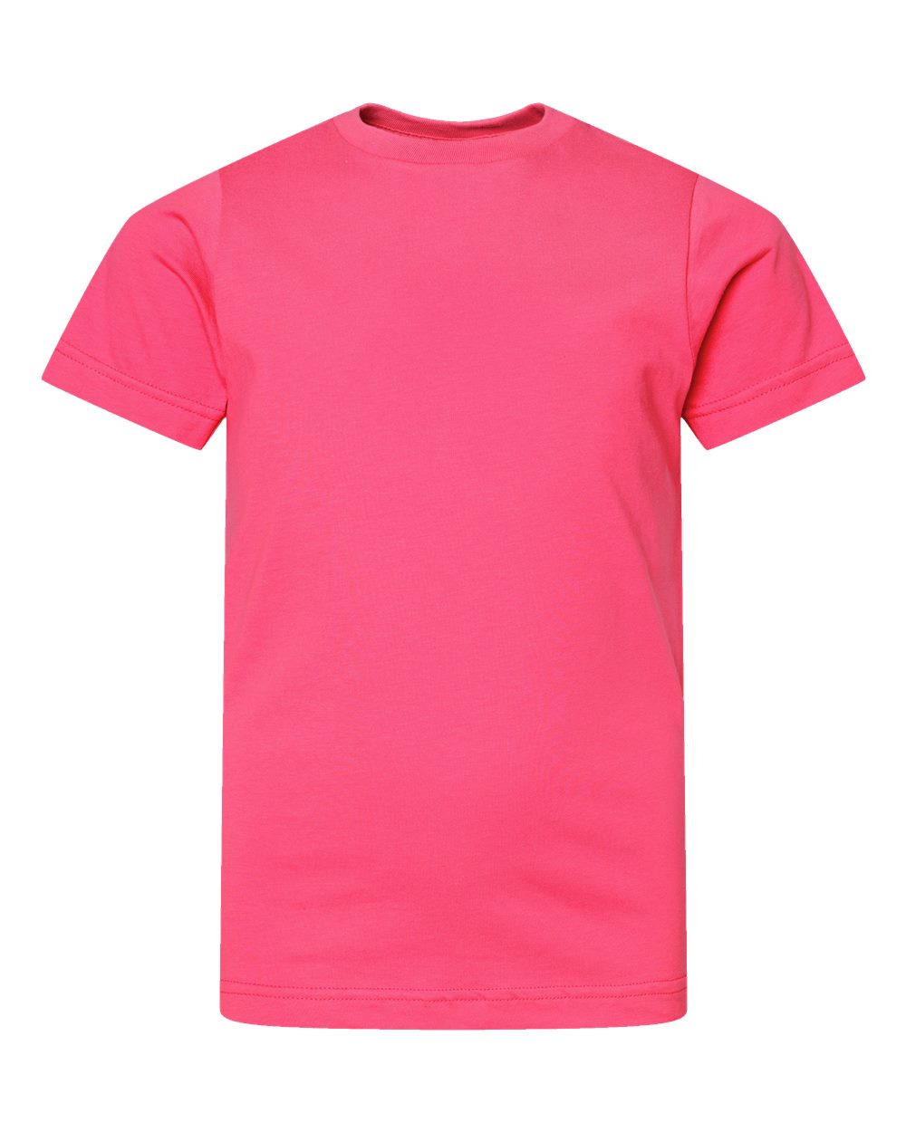 LAT Youth Fine Jersey Tee. 6101 - Hot Pink