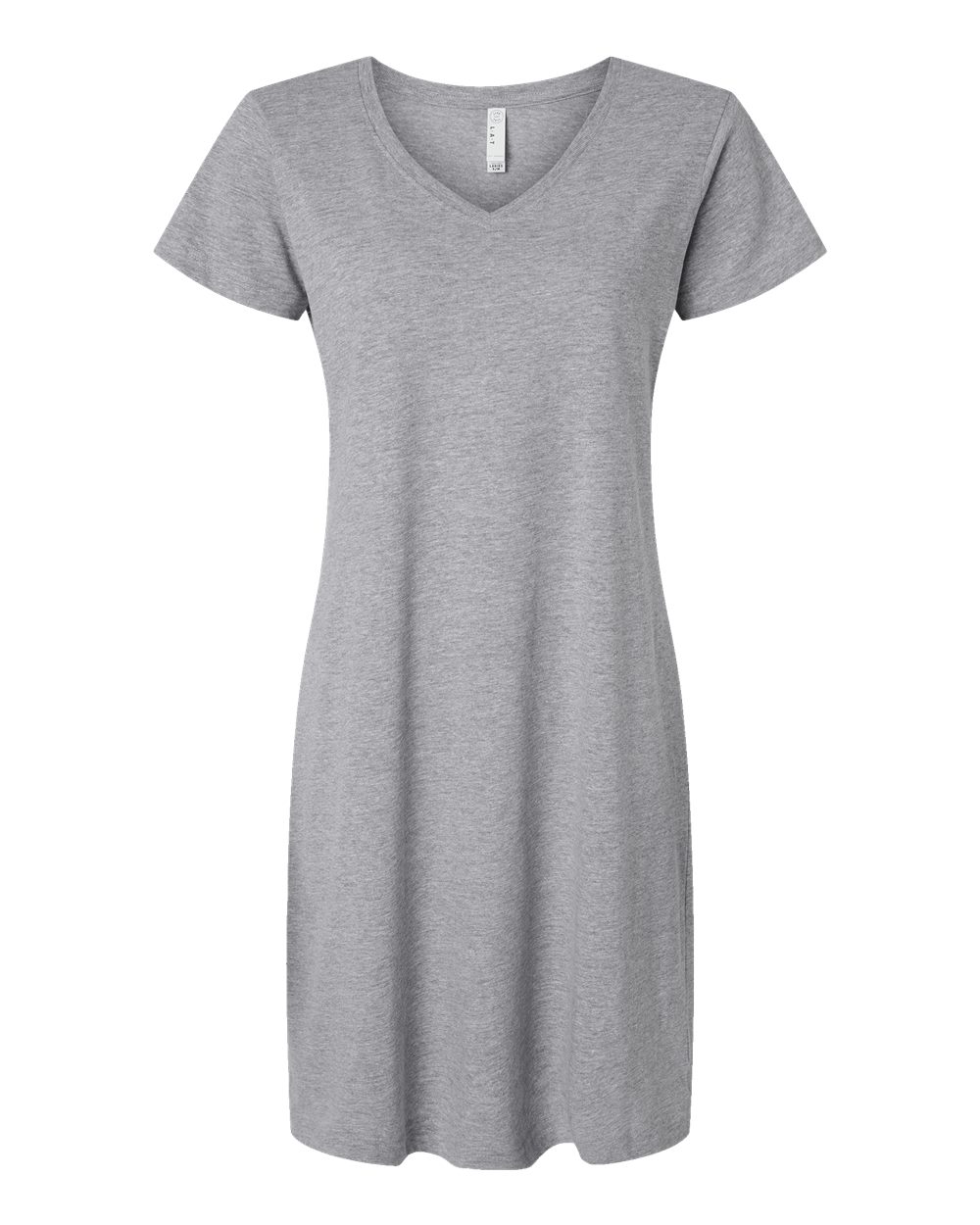 LAT Women's Fine Jersey V-Neck Coverup. 3522 - Heather