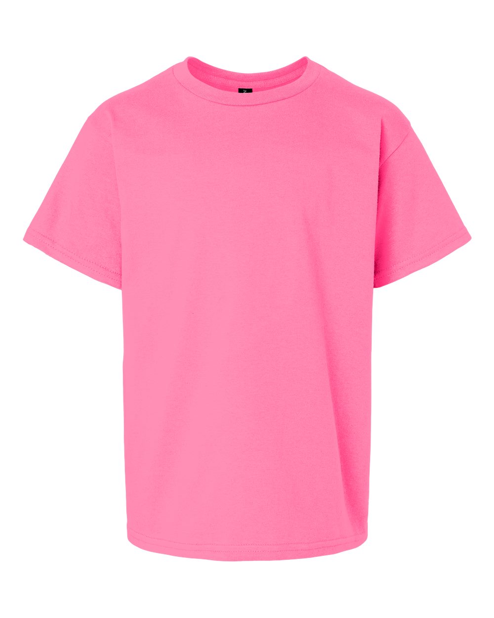Gildan Youth Ultra Cotton® T-Shirt. 2000B - Safety Pink