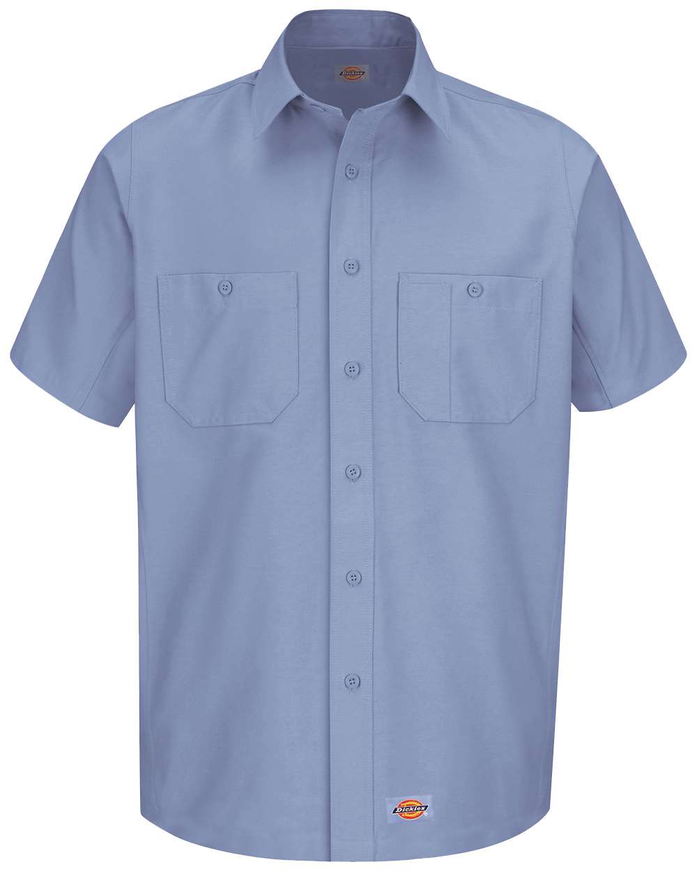 Dickies Men's Short Sleeve Work Shirt. WS20 - Light Blue