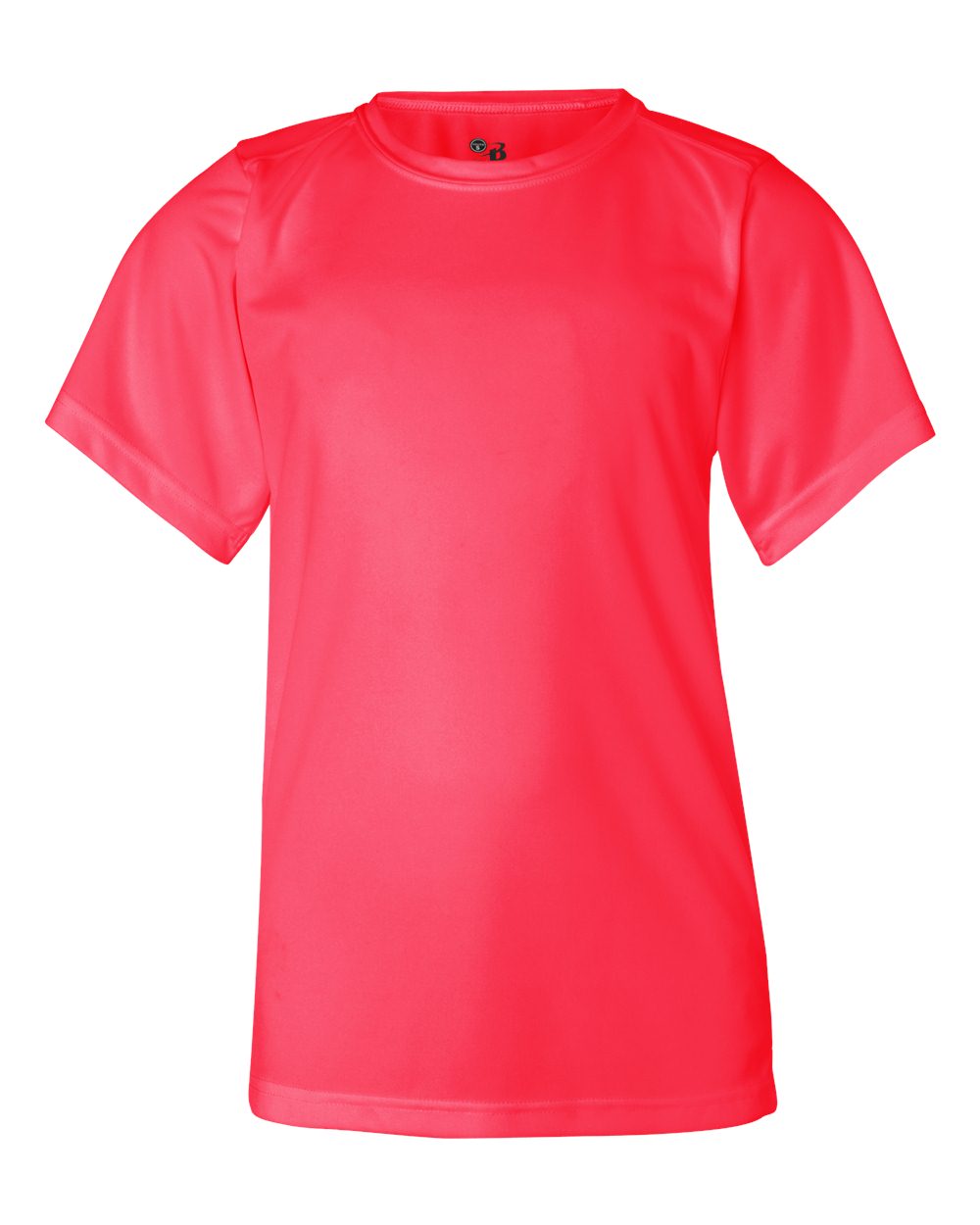 Badger Youth B-Core T-Shirt. 2120 - Hot Coral