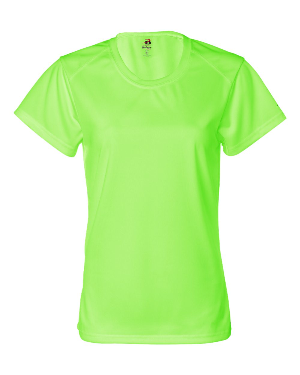 Badger Women’s B-Core T-Shirt. 4160 - Lime