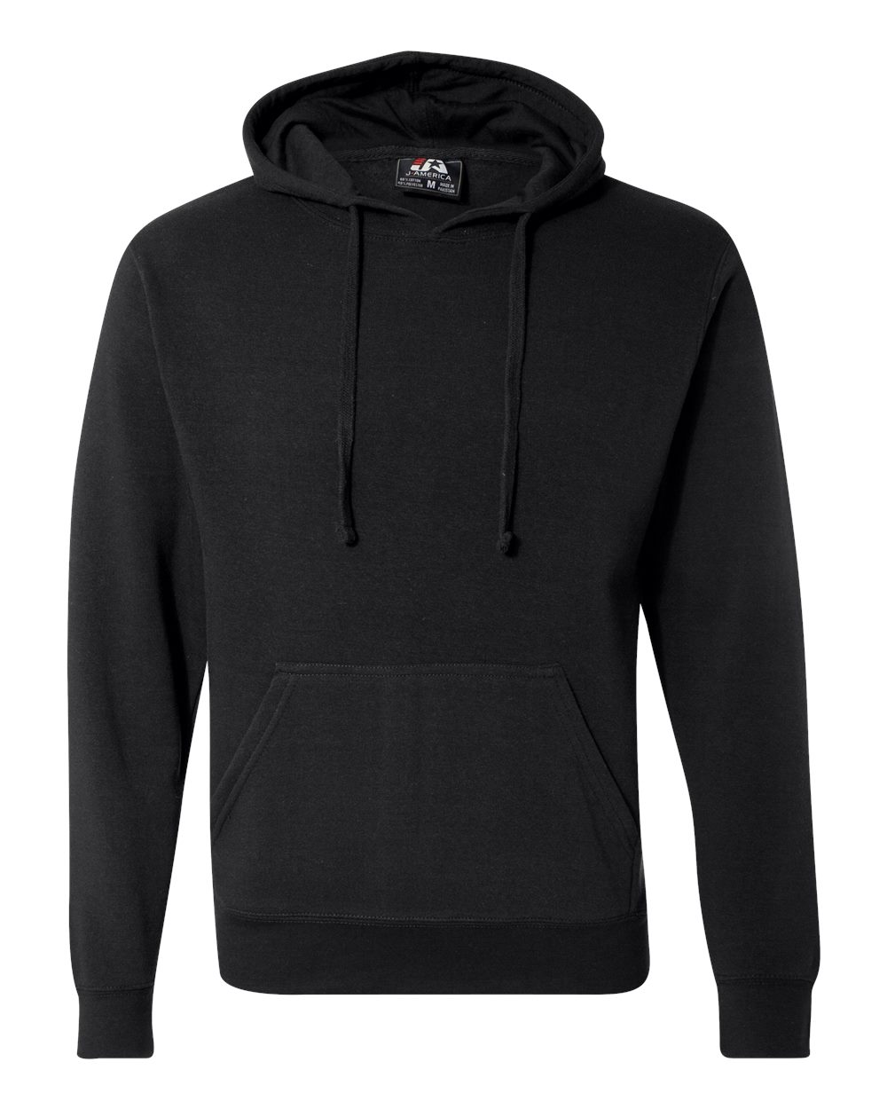 J. America Men's Cloud Fleece Hooded Sweatshirt. 8620 - Black