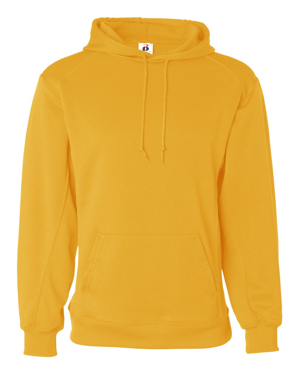 Badger Men's Performance Fleece Hooded Sweatshirt. 1454 - Gold