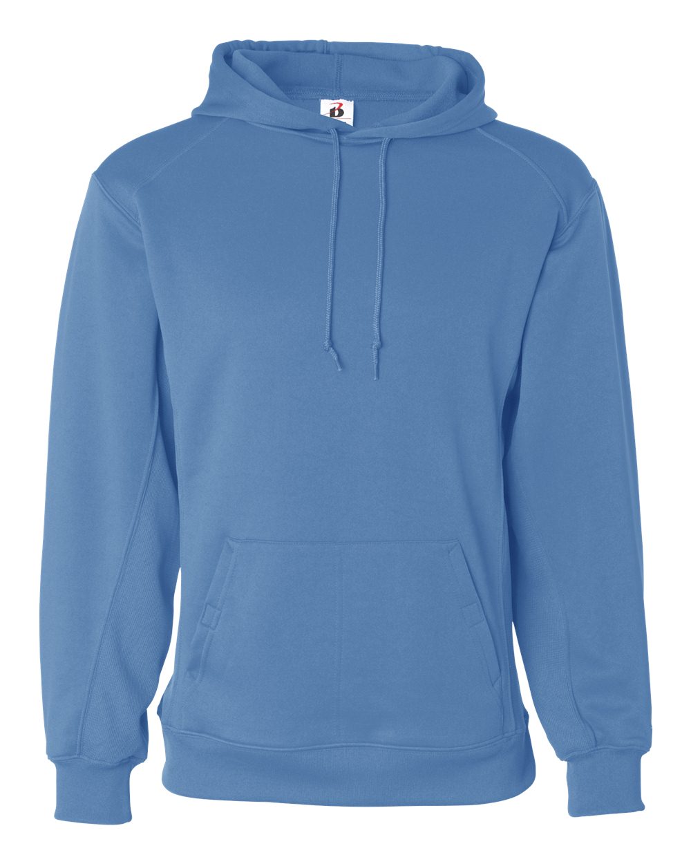 Badger Men's Performance Fleece Hooded Sweatshirt. 1454 - Columbia Blue